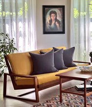 Load image into Gallery viewer, Mid-Century Three/ Four  Seater Couch - Solid Kiaat

