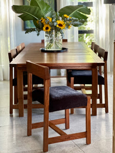 Artecasa Dining Set (Extendable Table with 8 Chairs)