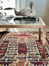 Load image into Gallery viewer, Stylish Brass and Glass Coffee Table
