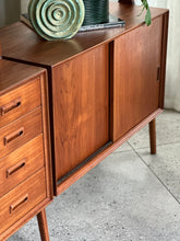 Load image into Gallery viewer, Three-Bay Modular Danish Wall Unit | Room Divider
