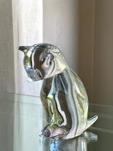 Load image into Gallery viewer, Clear Crystal Glass Cat Figurine
