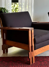 Load image into Gallery viewer, Pair of Mid-Century, Brutalist Armchairs
