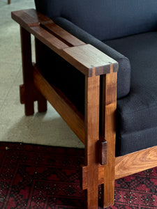 Pair of Mid-Century, Brutalist Armchairs