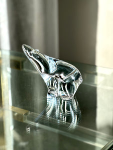 Clear Crystal Glass 'Polar Bear' Figurine