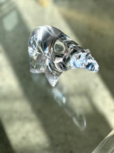Load image into Gallery viewer, Clear Crystal Glass &#39;Polar Bear&#39; Figurine
