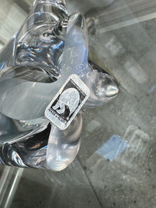 Clear Crystal Glass 'Polar Bear' Figurine