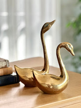 Load image into Gallery viewer, Pair of Brass Geese
