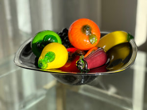 Vintage, Murano-Style Art Glass Fruit
