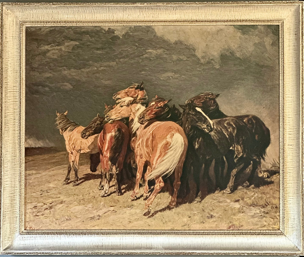 Large Art Print - Herd of Galloping Horses