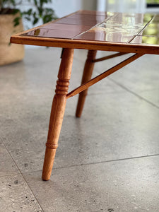 Retro Tile-Top Coffee Table