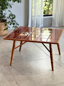 Retro Tile-Top Coffee Table