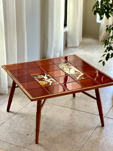 Retro Tile-Top Coffee Table