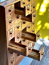 Load image into Gallery viewer, Solid Wood, Library Index Cabinet | Multidrawer Unit
