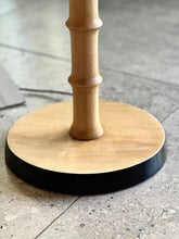 Load image into Gallery viewer, Beech Wood Floor Lamp with Rattan Shade
