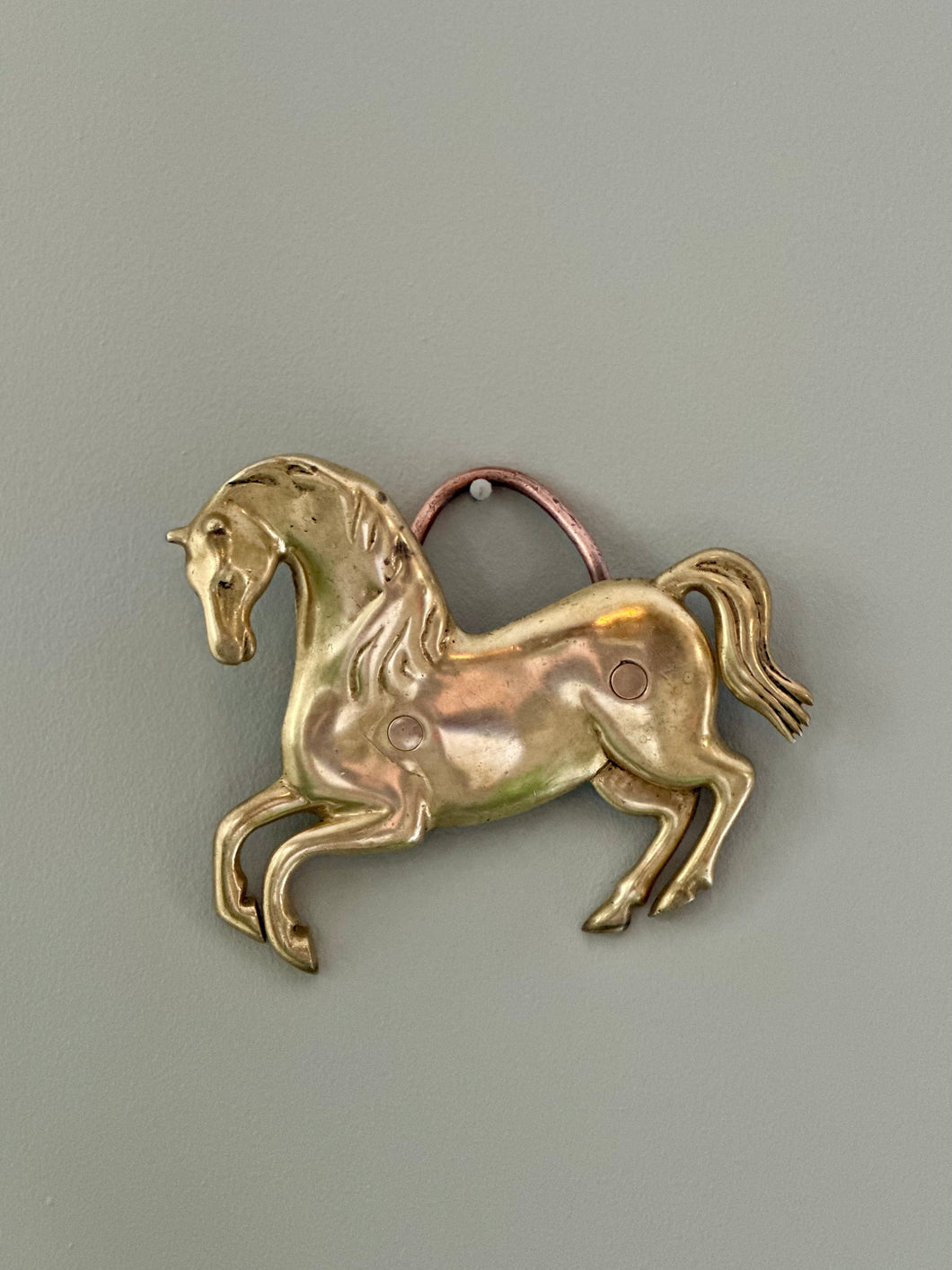 Solid Brass Horse Wall Decor