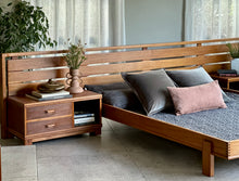 Load image into Gallery viewer, Bed Set by Torrente Furniture | Base, Pedestals &amp; Headboard
