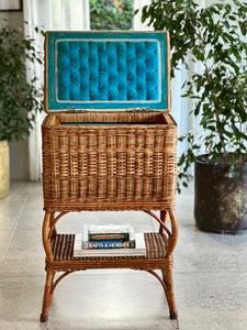 Vintage Wicker Haberdashery Stand