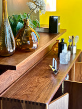 Load image into Gallery viewer, Retro Solid Kiaat Bar/Counter Cabinet
