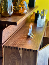 Load image into Gallery viewer, Retro Solid Kiaat Bar/Counter Cabinet
