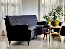 Load image into Gallery viewer, Vintage Four Seater Curved Couch
