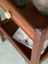 Load image into Gallery viewer, Two-Tier Side Table with a Drawer
