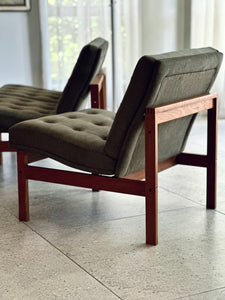 Danish "Moduline" Lounge Chairs by Ole Gjerløv-Knudsen for France & Søn, 1962 - SET OF THREE