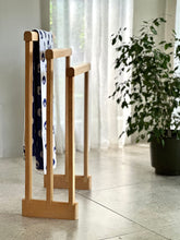Load image into Gallery viewer, Beechwood Freestanding Towel Rail
