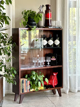 Load image into Gallery viewer, Imbuia Bookshelf/ Display or drinks Cabinet
