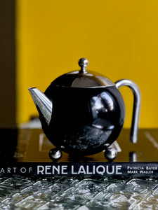 G&H Tea Services "Painted Ladies" Steel Teapot