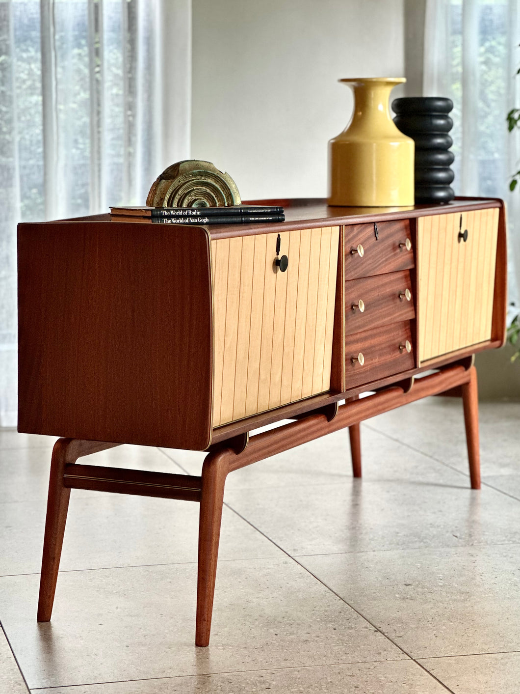 Retro Angled Sideboard