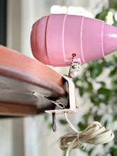 Load image into Gallery viewer, Pink Eagle Bullet Shaped, Rocket Shaped Clamp Lamp
