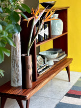 Load image into Gallery viewer, Small Mahogany Shelving Unit | Room Divider
