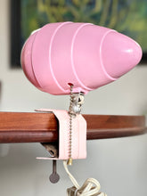 Load image into Gallery viewer, Pink Eagle Bullet Shaped, Rocket Shaped Clamp Lamp
