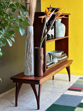Load image into Gallery viewer, Small Mahogany Shelving Unit | Room Divider
