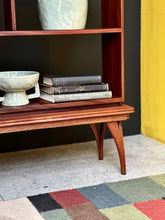 Load image into Gallery viewer, Small Mahogany Shelving Unit | Room Divider
