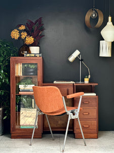Art Deco Style Workspace Cabinet