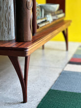 Load image into Gallery viewer, Small Mahogany Shelving Unit | Room Divider
