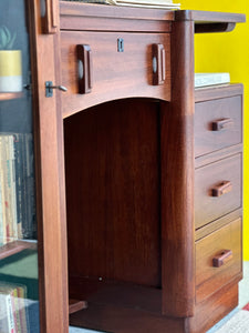 Art Deco Style Workspace Cabinet