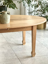 Load image into Gallery viewer, Vintage Oval Oak Dining Table
