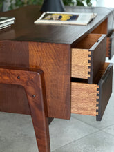 Load image into Gallery viewer, Solid Imbuia Desk Designed by E.E. Meyer
