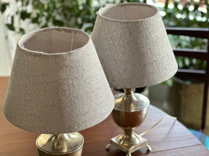 A Pair Of Pineapple-Shaped Lamps