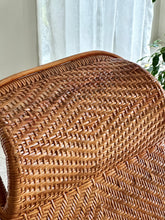 Load image into Gallery viewer, Vintage Handcrafted Rattan Lounge Chair
Boho | Organic Form | Adjustable Recline | Rare Collector’s Piece
