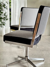 Load image into Gallery viewer, MCM Chromed Office Chair
