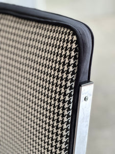 MCM Chromed Office Chair