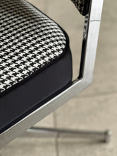 Load image into Gallery viewer, MCM Chromed Office Chair
