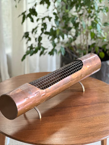 Vintage Pure Copper Log Planter