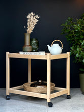 Load image into Gallery viewer, Two-Tier Trolley with a Glass Top
