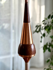 Retro Lamp with Brass Accents