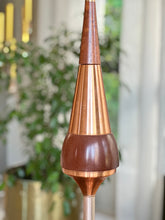 Load image into Gallery viewer, Retro Lamp with Brass Accents
