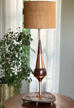 Load image into Gallery viewer, Retro Lamp with Brass Accents
